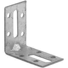 Des supports d'angle en acier et en acier inoxydable enduits de poudre pour applications industrielles