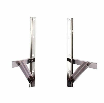 Des supports métalliques en aluminium pour la climatisation, conception personnalisée.