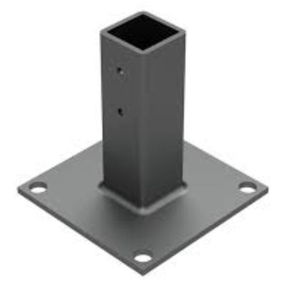 Plaque de base de montage de plancher en acier et en acier inoxydable personnalisée à des prix de Ltd