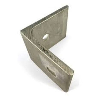 Des supports d'angle en acier et en acier inoxydable abordables fabriqués sur mesure par opération d'estampage
