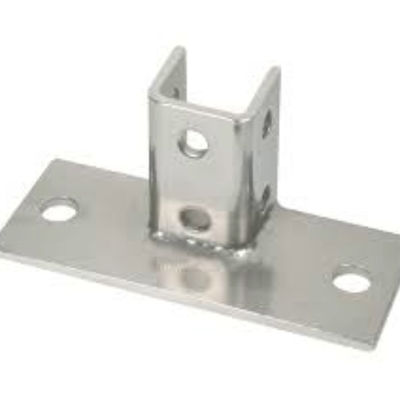 Hardware personnalisé en acier et en acier inoxydable plancher de montage plaque de base pour votre entreprise