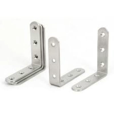 Parties d'estampage OEM ODM Des supports d'angle en acier et en acier inoxydable personnalisés à prix
