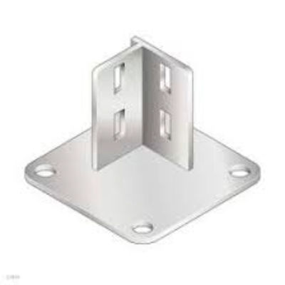 Plaque de base de montage de plancher en aluminium et abordable avec deuxième opération électro-plantation