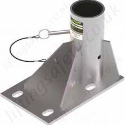 Plaque de base de montage de plancher en aluminium et abordable avec deuxième opération électro-plantation
