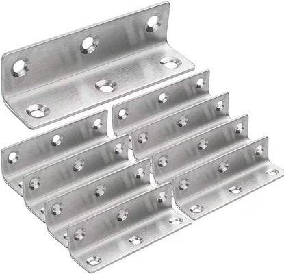 Taille personnalisée support en acier au carbone noir de type L à angle droit pour besoins professionnels