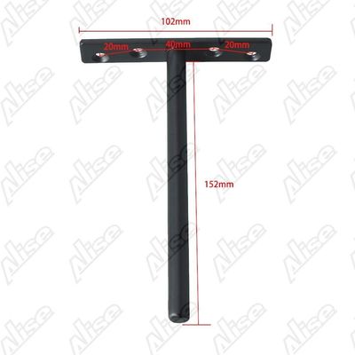 Support métallique en acier au carbone revêtu pour la fixation de tables sur mesure et de polissage