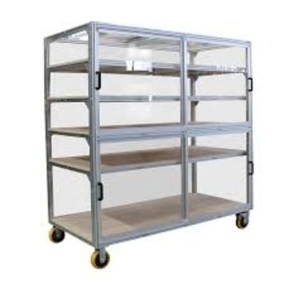 Étagère de rangement en aluminium sans boulons pour le stockage dans l'industrie électrique et des communications