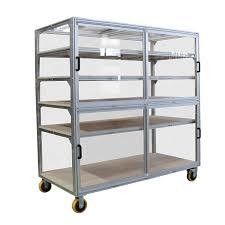Étagère de rangement sans boulons en aluminium certifiée ISO9001 2008 pour le stockage organisé