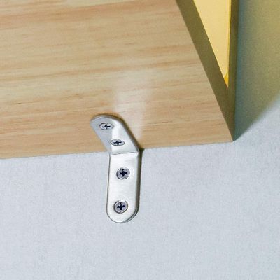 Support à angle droit en forme de L en acier inoxydable personnalisable selon les exigences du client